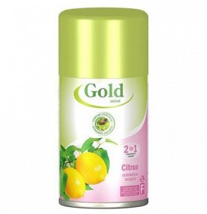 Освежитель "GOLD WIND" 230мл (сменный блок) Лимон