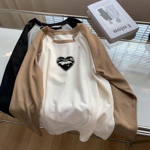 Лонгслив женский PLUS SIZE, с принтом