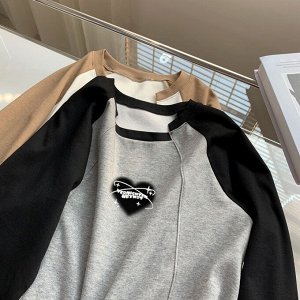 Лонгслив женский PLUS SIZE, с принтом