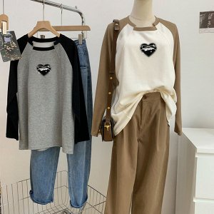 Лонгслив женский PLUS SIZE, с принтом