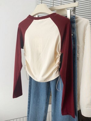Лонгслив женский PLUS SIZE, с принтом