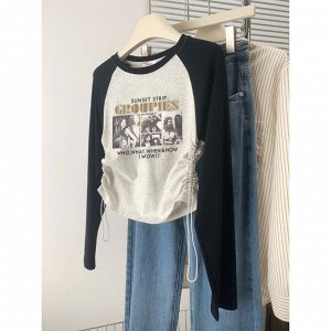 Лонгслив женский PLUS SIZE, с принтом