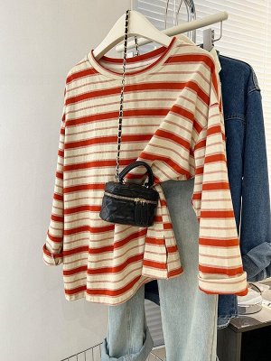 Лонгслив женский PLUS SIZE, с принтом
