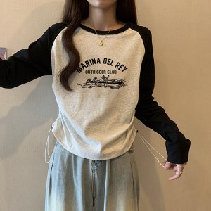Лонгслив женский PLUS SIZE, с принтом