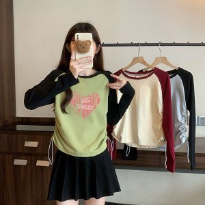 Лонгслив женский PLUS SIZE, с принтом