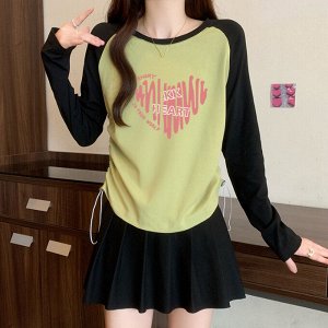Лонгслив женский PLUS SIZE, с принтом