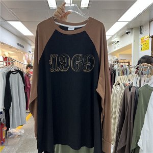 Лонгслив женский PLUS SIZE, с принтом