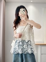 Майка женская кружевная PLUS SIZE