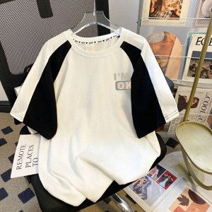 Футболка PLUS SIZE, с принтом