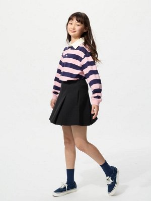UNIQLO - юбка-шорты из дышащего трикотажа и с регулируемым поясом - 09 BLACK