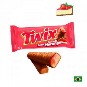Twix Torta de sabor Morango 40g - Твикс клубничный торт. Бразилия