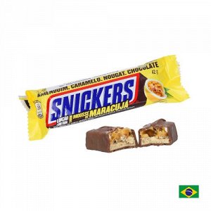 Snickers Mousse de Maracujá 42g - Сникерс маракуйя. Бразилия