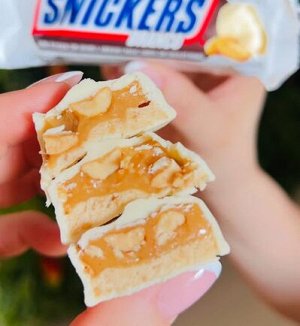 Snickers Branco 42g - Сникерс кремовый белый. Бразилия