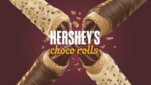 Hershey's Choco Rolls Huzelnut Cream 18g - Трубочки Хёршейс с ореховым кремом