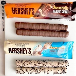Hershey's Choco Rolls Huzelnut Cream 18g - Трубочки Хёршейс с ореховым кремом
