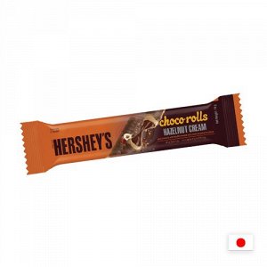 Hershey's Choco Rolls Huzelnut Cream 18g - Трубочки Хёршейс с ореховым кремом