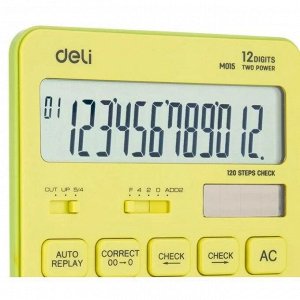 Калькулятор настольный EM01551 Touch 12-разрядный желтый