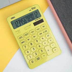 Калькулятор настольный EM01551 Touch 12-разрядный желтый