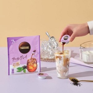 Nescafé Earl Grey latte 77g - Сироп Нескафе для приготовления холодных напитков. Эрл Грей и бергамот. 7 порций
