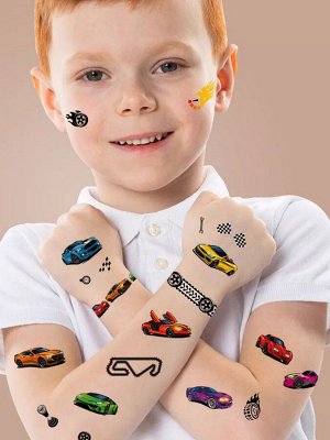 Наклейки-тату переводные P.Ink Корсары, светятся в темноте, 33 шт