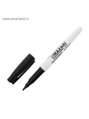 Маркер перманентный Mazari Belar, 1.5 мм, чёрный
