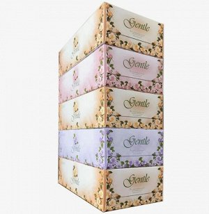 "Gentle" Двухслойные салфетки с ароматом «Европы», 200 шт. 5 пачек/упак