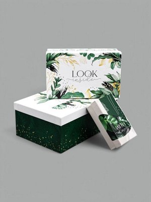 Набор коробок 10 в 1, упаковка подарочная, «GREEN», 12 х 7 х 4 - 32.5 х 20 х 12.5 см