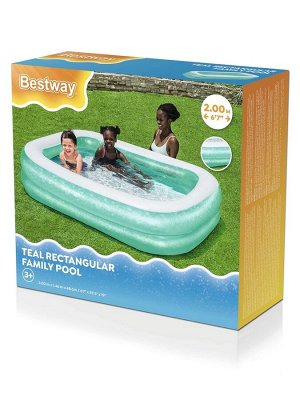 Бассейн надувной, 200 х 146 х 48 см, от 6 лет, 54005 Bestway
