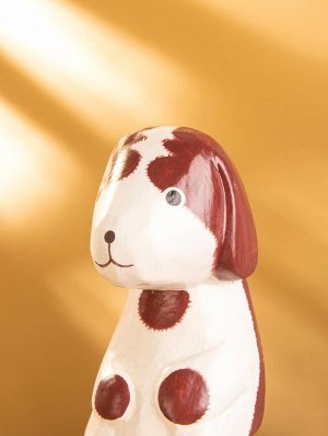 Сувенир «Собачка сидячая», 7x6x15 см, дерево