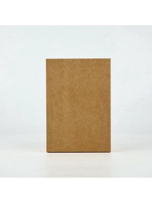 Коробка подарочная складная крафтовая, упаковка, 16 х 23 х 7.5 см