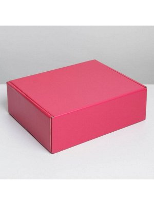 Коробка подарочная складная, упаковка, «Фуксия», 27 х 21 х 9 см