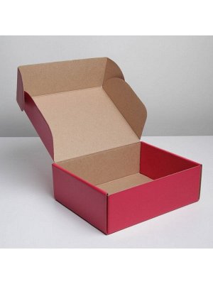 Коробка подарочная складная, упаковка, «Фуксия», 27 х 21 х 9 см