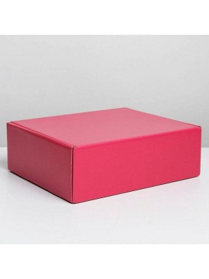 Коробка подарочная складная, упаковка, «Фуксия», 27 х 21 х 9 см