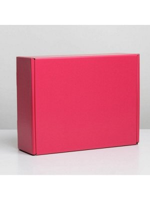 Коробка подарочная складная, упаковка, «Фуксия», 27 х 21 х 9 см