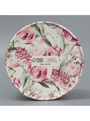 Коробка подарочная, упаковка, «Цветы», 13 х 8.5 см