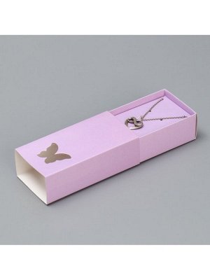 Коробка под бижутерию, упаковка, «Лаванда», 10 х 5 х 3 см