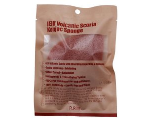 Спонж-Конняку С Вулканическим Пеплом Jeju Volcanic Scoria Konjac Sponge