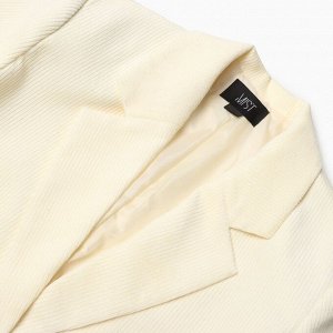 Пиджак женский MIST Velvet, молочный