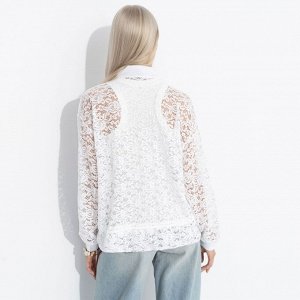 Бомбер кружевной, Эпичный шик (white)