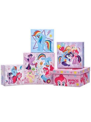 Набор коробок 5 в 1 My Little Pony, 14 х 14 х 8.5 - 22 х 22 х 12.5 см