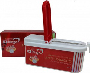 "Ringo" Зубной порошок отбеливающий Anti-tobacco,60г