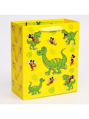 Пакет подарочный, 23x27x11.5 см, упаковка, Микки Маус