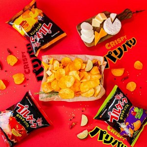 Samyang Japan Buldak Chips 55g - Чипсы Бульдак хабаньеро и лайм. Остро-кислые