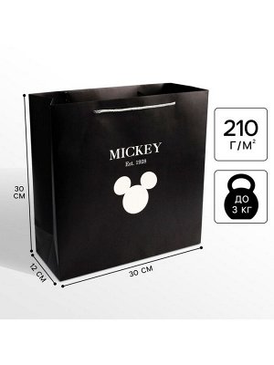 Disney Пакет подарочный, 30х30х12 см, упаковка, Микки Маус