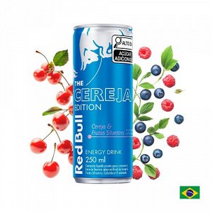 Red Bull The Cereja & Frutas Silvestres 250ml - Ред Булл вишня и лесные ягоды. Бразилия