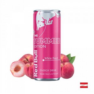 Red Bull Summer Edition White Peach 250ml - Ред Булл белый персик. Австрия