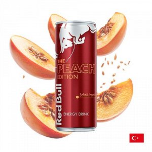 Red Bull Seftali Aromali 250ml - Ред Булл персик и нектарин. Турция