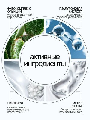SE Спрей охлаждающий после загара, 180 мл, Гиалуроновая кислота, Пантенол, фитокомплекс Опунция, Метил Лактат.
