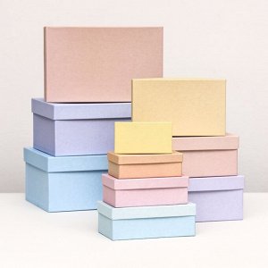 Набор коробок 10 в 1 «На рассвете», 30x19x11.5 - 11x6.5x4 см