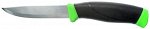Нож туристический с клинком из нержавеющей стали Morakniv Companion Green Outdoor Mora-12158
